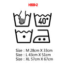 Cotizaciones y carteles de lavado de lavandería, decoración de pegatinas de pared para cuarto de lavado, WC y pegatinas de inodoro, accesorios de decoración