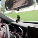 Car Pendant Ornaments Cute Anime Faceless Male Car Rearview Mirror Automobile Pendant Hanging Suspension Decoration Accessories