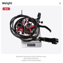 Freno de disco de aceite para bicicleta TANKE MTB, calibrador de rotor de 160mm, placa de calibrador hidráulica, mango trasero delantero, piezas de bicicleta CNC de pilar B para ciclismo