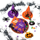 StoBag 20pcs New Hat Shape Candy Packaging Paper Box Orange/Blue Halloween Decoration Event &amp; Party Favour Kids For Home