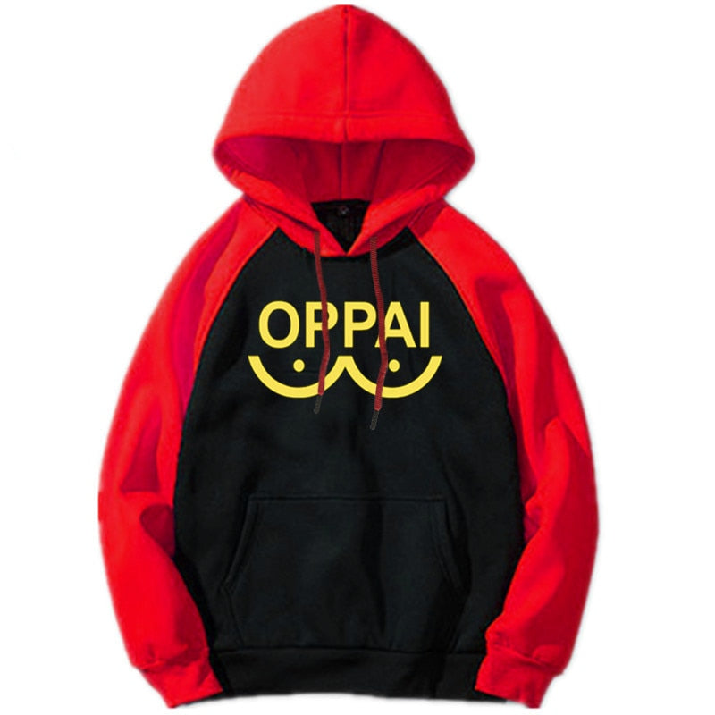 NEUE Anime One Punch man Saitama Oppai Hoodie Mit Kapuze Frauen Männer Sweatshirt Hoodie Cosplay Kostüm Neue Splice Hip Hop Pullover 2020