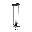 Creative Nordic Little Man Swing Pendant Light Modern Hanging Children&
