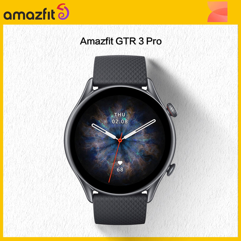 Amazfit GTR 3 Pro GTR3 Pro GTR-3 Pro Smartwatch AMOLED Display Zepp OS App 12 días de duración de la batería Reloj para Andriod