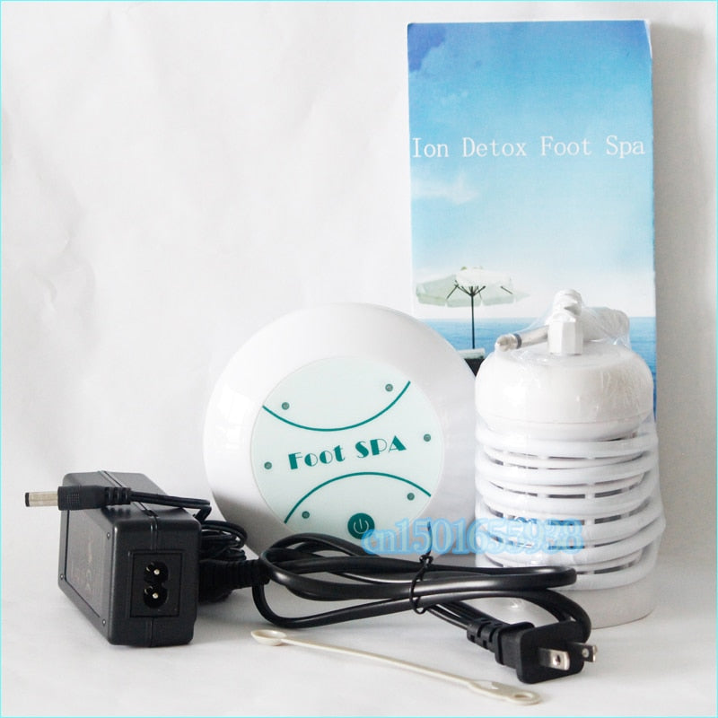 Mini máquina de desintoxicación Ion Cleanse Ionic Foot Detox Machine Bath Aqua Cell Spa Machine Detox Foot Bath