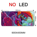 Sovawin Gaming Mouse Pad RGB Backlight Mat 900x400 Gamer XXL Computer Mousepad CS GO Hyper Beast Non-Slip Rubber Desk Mat For PC
