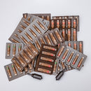 100 Pcs EZ V System Tattoo Cartridge Needle Kit Assorted Sizes Liner Shader 2 Aluminum Grip Tube for Rotary Pen Machine Supply