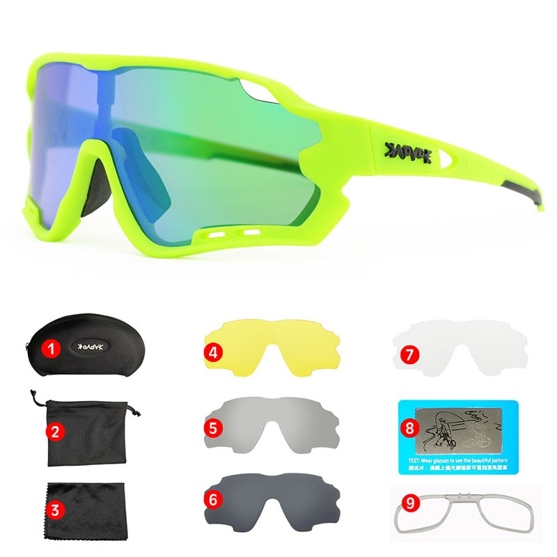 MTB Fahrradbrille Mann Frau Radfahren Sonnenbrille Uv400 Polarisierte Fahrradbrille Sport Racing Reitbrille Ciclismo 1 Linse