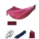 Camping/garden Hammock with Mosquito Net Outdoor Furniture 1-2 Person Portable Hanging Bed Strength Parachute Fabric Sleep Swing
