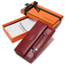 KAVIS Genuine Leather Women Wallet New Style Female Portomonee Fashion Money Bags Zipper Card Holder Handy Perse High Capacity