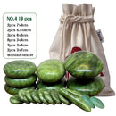 Tontin Jade esmalte terapia masaje con piedras calientes conjunto masajeador espalda masajeador cuidado de la salud piedras para masaje columna basalto piedra spa