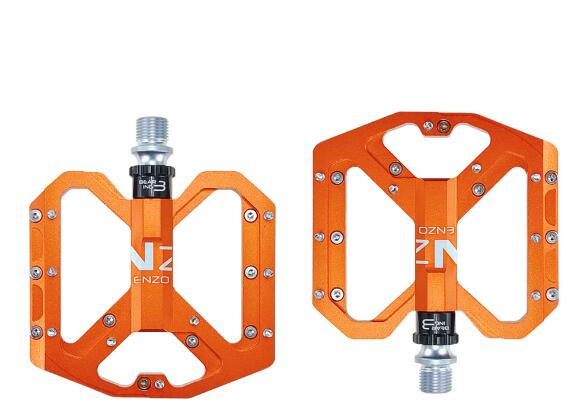 2020 new Mountain Non-Slip Bike Pedals Platform Bicycle Flat Alloy Pedals 9/16" 3 Bearings for Road MTB Fixie Bikes