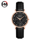 Women Watches Leather Wristwatch Fashion 3D Engraving Japanese Quartz Waterproof hot Top Luxury Brand Waterproof Relogio Feminio