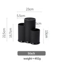 MDZF SWEETHOME Kitchen Multi-Function Utensil Holder Knife Block PP Flatware Set Drainer Storage Box Cooking Tool Organizer Rack