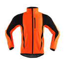 Arsuxeo Reflektierende Winter Herren Fahrradjacke Windjacke Wasserdicht Thermo Fleece Mantel MTB Outdoor Sport Fahrradjacke Kleidung