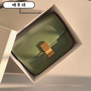 Classic Crossbody Bag Genuine Leather Box Tofu Shoulder Bag for Women 2021 Adjustable Luxury Design Flap Crossbody Bag with Lock