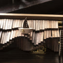 Caja de música de madera pura hecha a mano madera pura hecha a mano la canción de perseguir las olas caja de regalo embalaje moderno Simple regalo de Festival