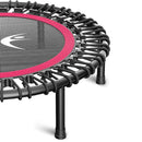 Trampolín de fitness de 40 ", Mini silencioso con longitud de mango ajustable, adultos, niños, interior, gimnasio, Bungee, reboteador, entrenador de salto, entrenamiento