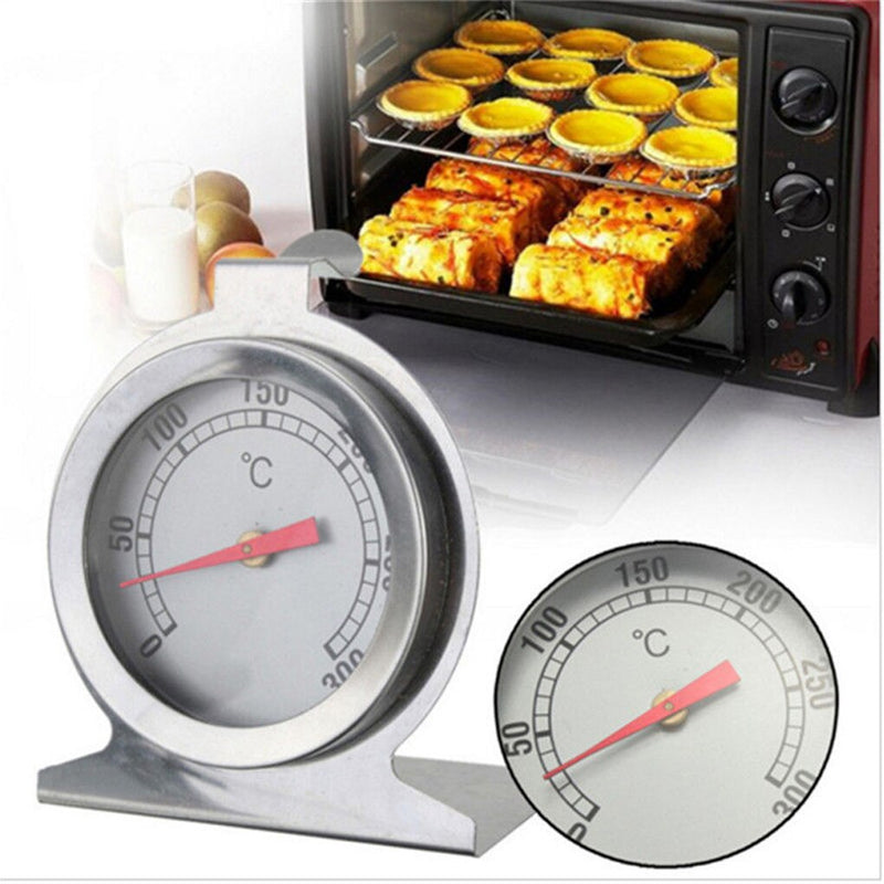 Termómetro de cocina para horno de acero inoxidable, medidor de temperatura, Mini termómetro, medidor de temperatura para parrilla para el hogar, cocina, comida caliente