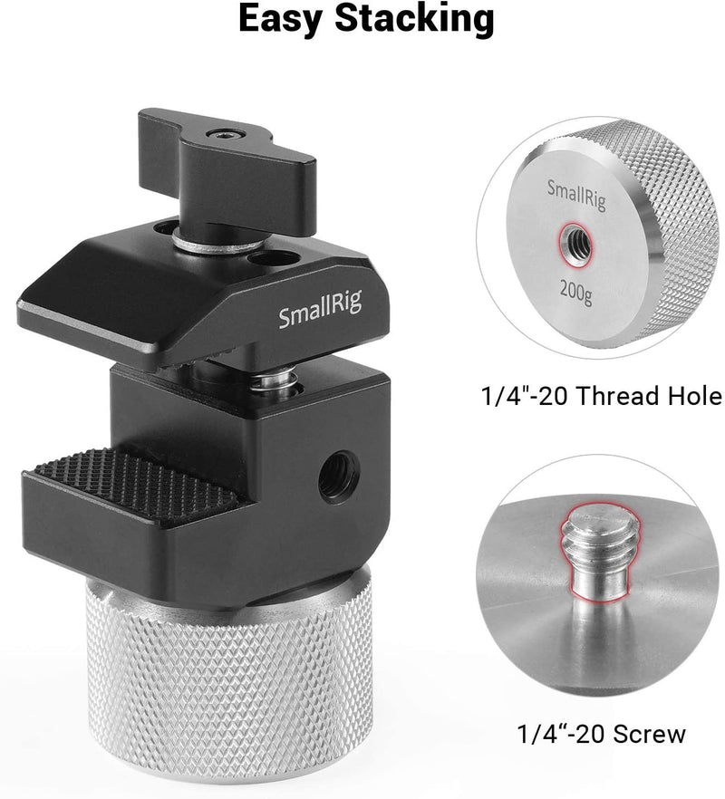 Contrapeso extraíble para cámara DSLR SmallRig (200g) Momento de equilibrio para DJI RS 2/ RSC 2 / RS 3/ RS 3 Pro Gimbal Stabilizer 2285