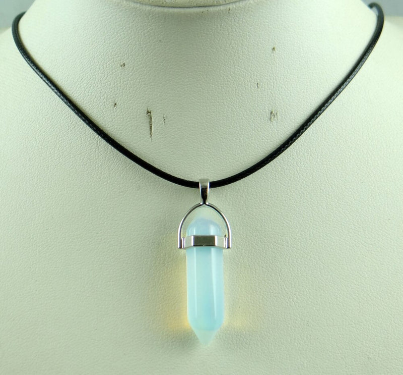 Natural stone Quartz crystal Turquoises tiger eye Opal aventurine endulum Pendant for diy lJewelry making necklace Accessories