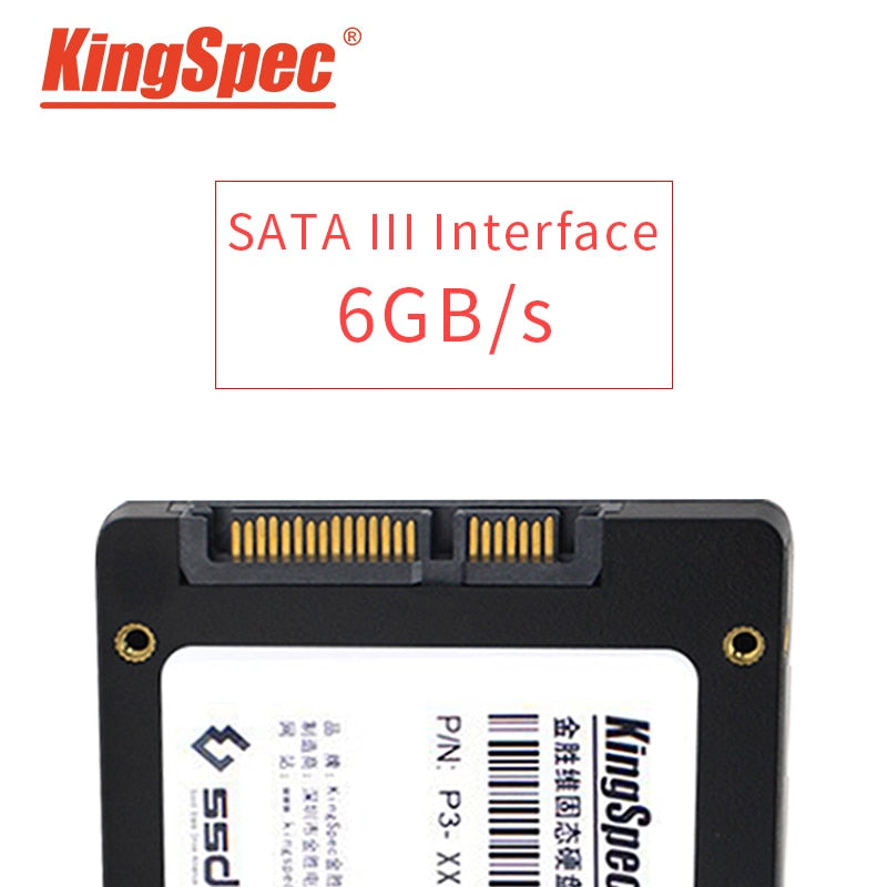 KingSpec SSD hdd 2.5 SATA3 SSD 120gb 240gb 480gb 128GB 256G 1TB 2TB Internal Solid State Hard Drive for Laptop Hard Disk Desktop