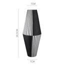 Nordic creative black and white ceramic vase abstract style flower arrangement flower retro classic home craft ornament