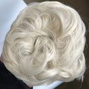 Tinashe Beauty banda elástica con cabello desordenado moño Scrunchy Chignon con banda elástica Messi postizos Donut para mujeres y niños