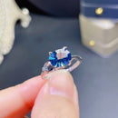 Simple and Stylish, Natural Topaz Ring, Beautiful Color, Exquisite Workmanship, 925 Sterling Silver,