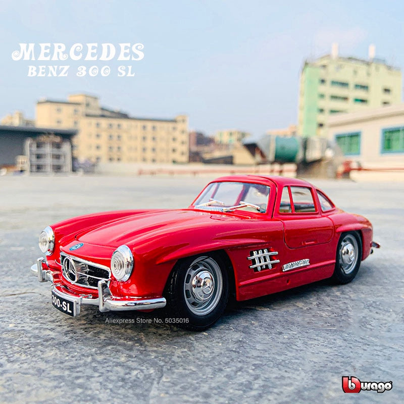 Bburago 1:24 1954 Mercedes 300 SL simulation alloy car model crafts decoration collection toy tools gift