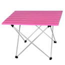 On Sale Aluminum Alloy Portable Table Outdoor Furniture Foldable Folding Camping Hiking Desk Traveling Outdoor Furniture Table