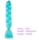 Black Star Hair Ombre Jumbo Extensiones de cabello trenzado Trenzas retorcidas de 24 pulgadas Fibra de cabello sintético para trenzado retorcido para mujeres