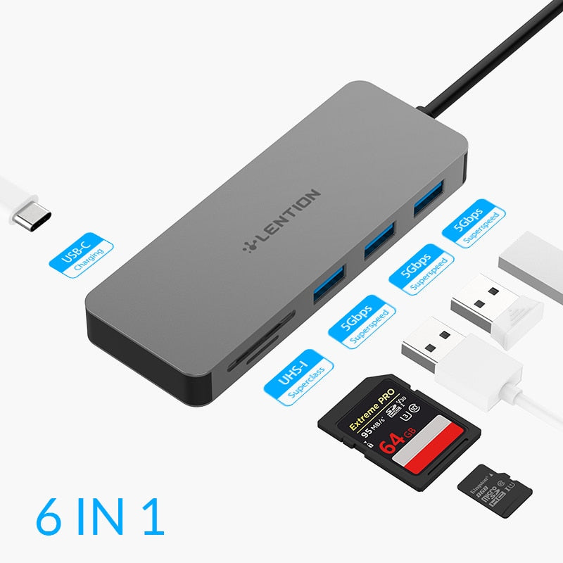 USB HUB to Multi USB 3.0 HDMI Adapter Dock for M1 MacBook Pro Air 13.3 Accessories USB-C Type C SD TF Splitter 11 Port USB C HUB