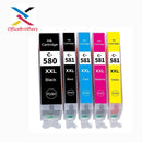580XXL 581XXL Ink Cartridge Replacement for Canon PGI-580XXL CLI-581XXL PGI 580 XXL CLI 581 XXL 5-PACK PGBK/BK/C/M/Y