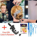 Mannequin Head With 100% High Temperature Fiber Hair 65cm Bride Hairdressing Training Wig Head With Stand Cosmetology Doll Head