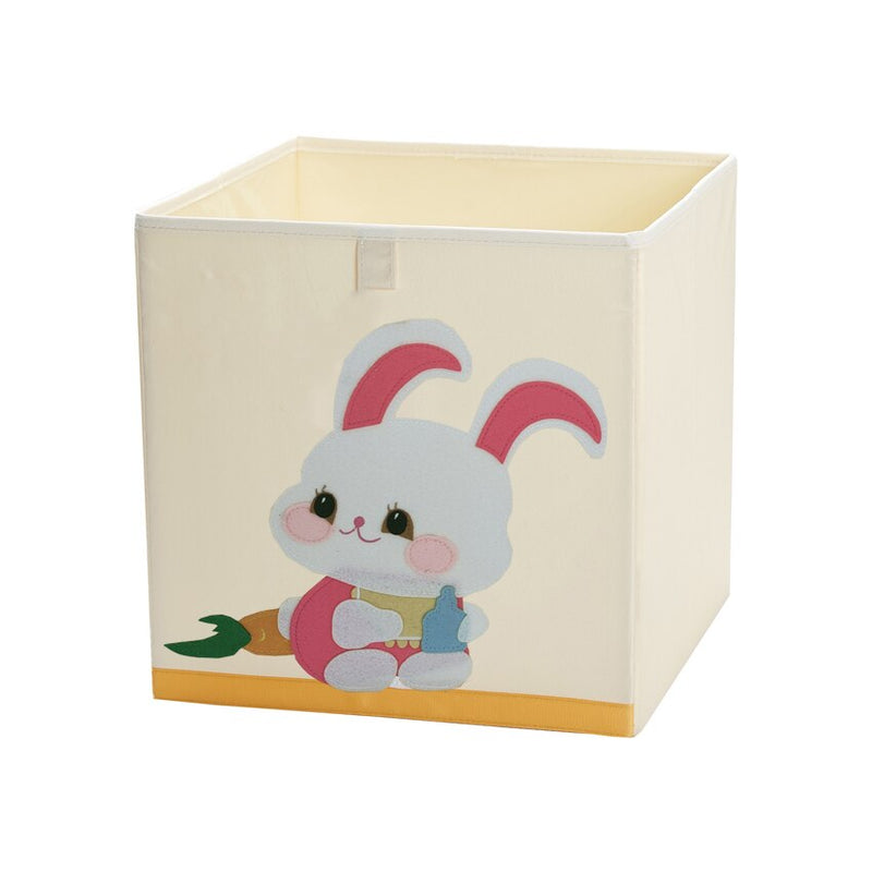 13 inch Foldable Embroidery Animal Cube Storage Box Oxford Fabric Kids Toys Organizers Bins Chest Organizer for Kids Nursery