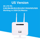 KuWFi 4G Router Sim Card 300mbps Unlocked 4G CPE Wireless Router 150mbps CAT4 Mobile Wifi Hotspot With Sim Card Slot 4 LAN Ports
