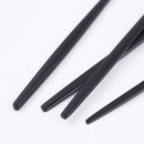 30Pcs Matte Black Gold Stainless Steel Cutlery Set Knife Fork Spoon Silverware Tableware Set Wedding Birthday Dinner Dinnerware