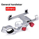 Aluminium-Fahrrad-Handyhalter Motorrad-Rückfahrhalterung 360 Grad drehbarer Lenker für Telefon GPS-Telefonständer