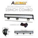Auxtings 12&#39;&#39; 22&#39;&#39; 20inch 12V 24V offroad led light bar Spot Flood Combo 20&#39;&#39; 126W led Work Light for Jeep Car 4WD Truck SUV ATV