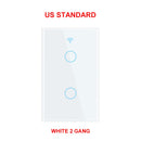 GIRIER Tuya Wifi Light Switch, Smart Touch Wall Switch EU/US Support Multi-way Control 100-240V, Works with Alexa Google Home