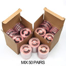 Wholesale Items Lashes Eye Bulk Lots 4/10/50/100 PCS Natural Long False Eyelashes Fluffy Wispy Faux 3D Mink Lashes Soft Handmade