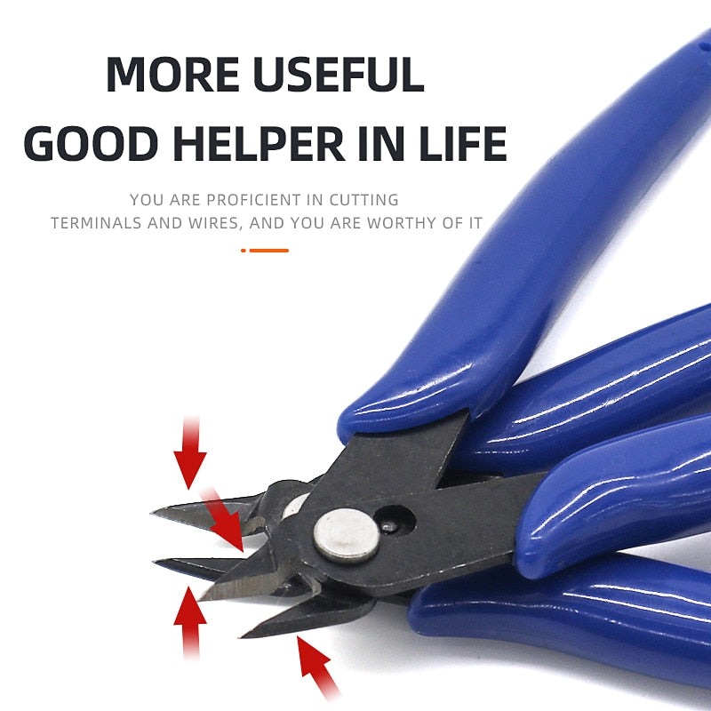 3PCS/5PCS Model Plier Wire Plier Cut Line Stripping pliers 170 Cutting Plier Wire Cable Cutter Side Snips Flush Pliers Tools