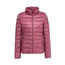 Winter Frauen Ultraleichte Dünne Daunenjacke Weiße Ente Daunenjacken Volle Hülse Warmer Mantel Parka Weibliche Tragbare Outwear