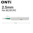 ONTi One-Click Cleaner Optical Fiber Cleaner Pen Cleans 2.5mm SC FC ST and 1.25mm LC MU Connector Over 800 Times