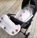 SMGSLIB Baby Winter Warme Schlafsäcke Infant Button Knit Swaddle Wrap Swaddling Kinderwagen Wrap Kleinkind Decke Schlafsäcke
