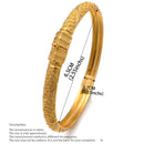 24K Bangles 4Pcs/Set Bracelet Ethiopian Gold Color Bangles For Women Bijoux Femme African Middle East Dubai Halloween Jewelry