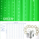 3m 100/200/300 LED Vorhang String Light Flash Girlande Rustikale Hochzeit Dekoration Tisch Brautdusche Bachelorette Home Geschenk