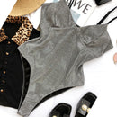 Large Size Bikini LOVE Letter Women Swimwear Bandage Female Swimsuit Sport One-pieces Bikini Set Thong Bather Bathing Suit Swim