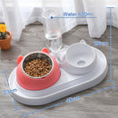 HOOPET Pet Automatic Feeder For Cat Dog Bowl Cat Dispenser Bowl With Raised Stand for Pet Cat Pet Supplies