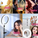 10&quot; LED Ring Light Photographic Selfie Ring Lighting with Stand for Smartphone Youtube Makeup Video Studio Tripod Ring Light